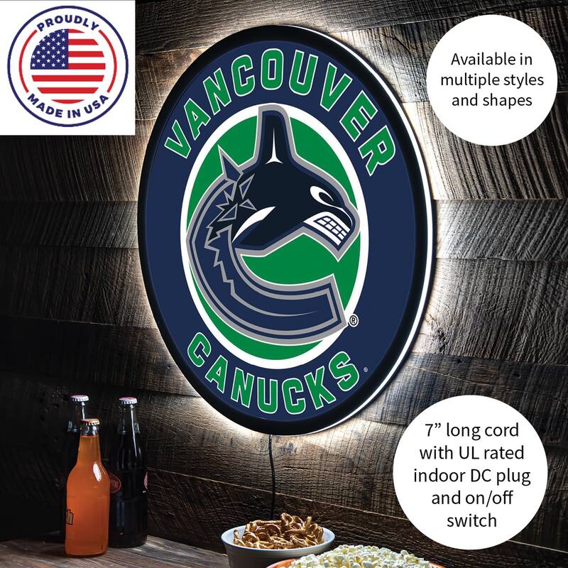 Vancouver Canucks LED Lighted Sign