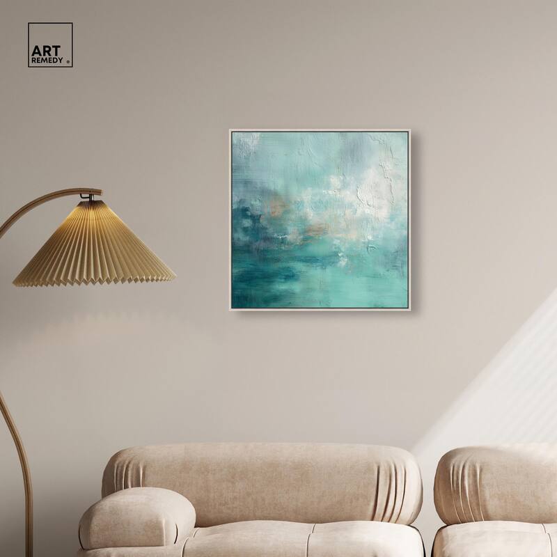 Green Blue I Canvas by Art Remedy
