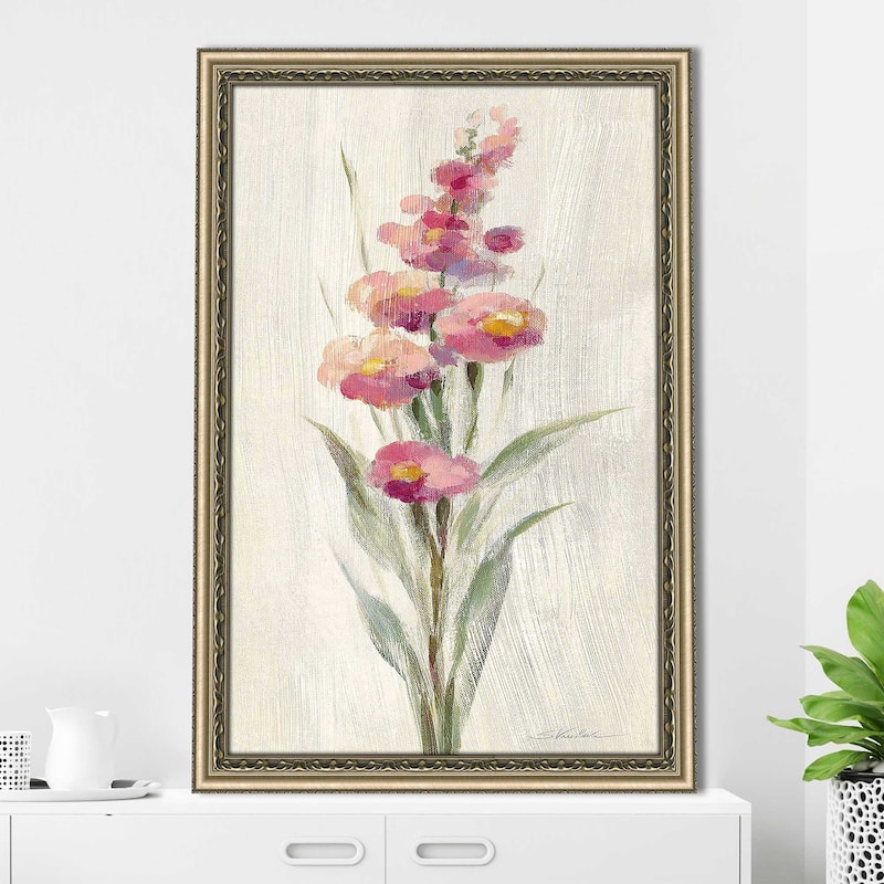 "Farm Flower I Light" by Silvia Vassileva Print on Acrylic.