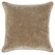 preview thumbnail 121 of 130, Villa by Classic Home Harriet Velvet Throw Pillow 22x22 - Wheat