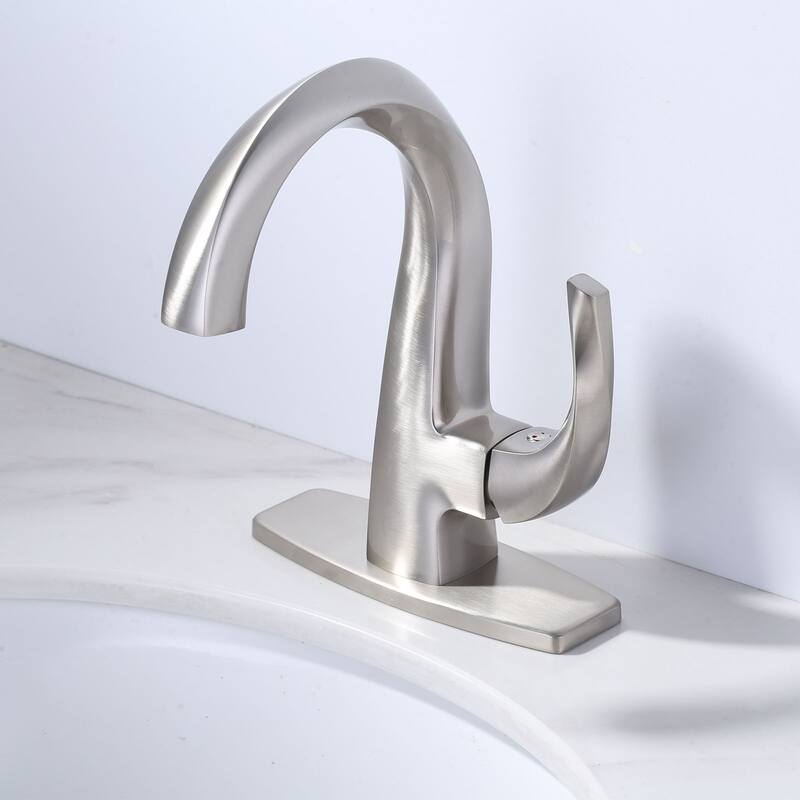 WOWOW Stainless Faucet Deck Plate, Fits 1 to 3 Hole Sinks, 5 Finishes
