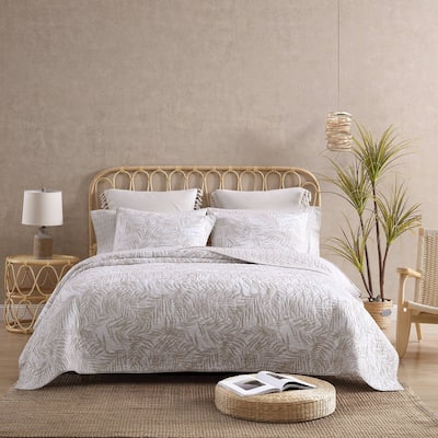 Tommy Bahama Palmday Cotton Reversible Quilt Set
