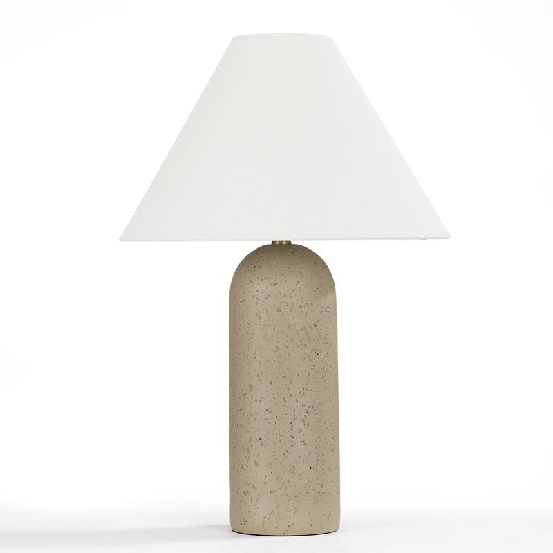 2-Pack 26"H Ceramic Accent Table Lamp with Linen Shade