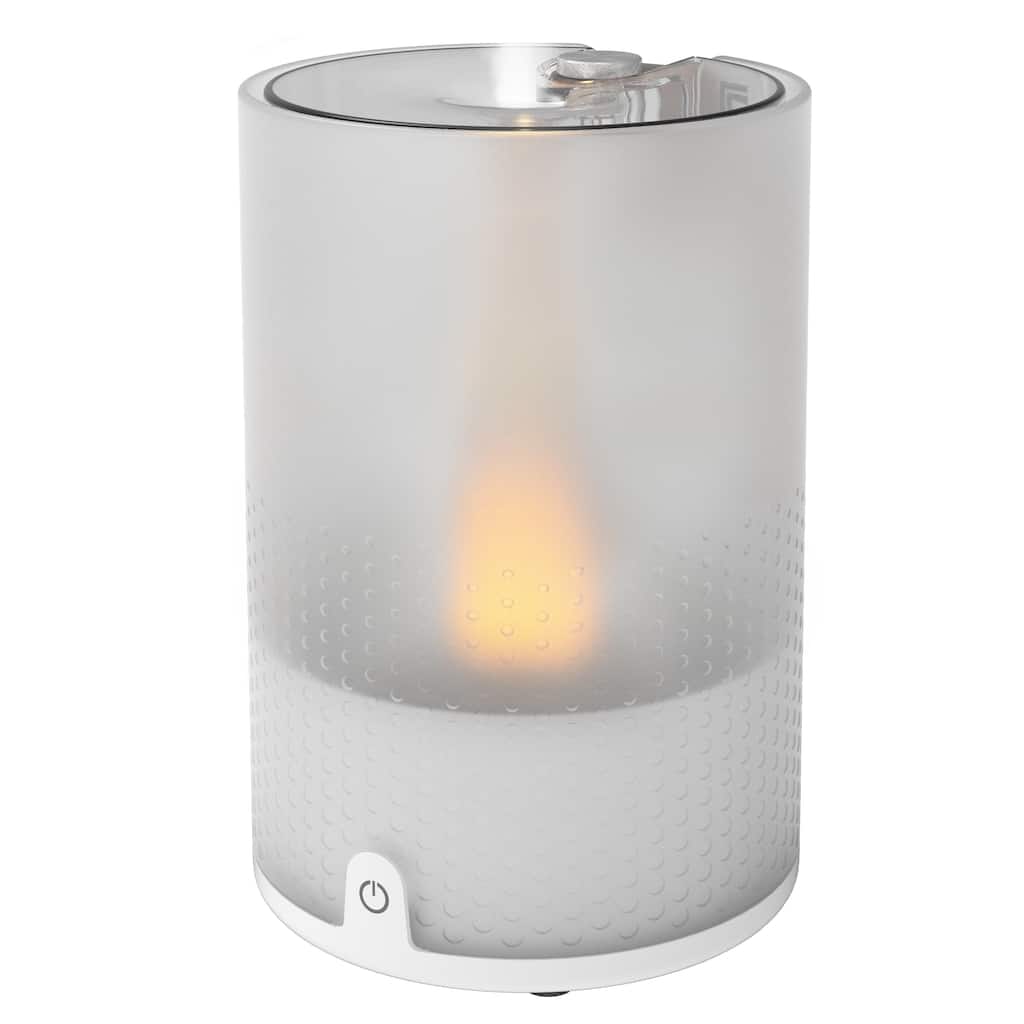 Votiv 4 Ultrasonic Humidifier with Flameless Candlelight, Touch Controls, Cool Mist