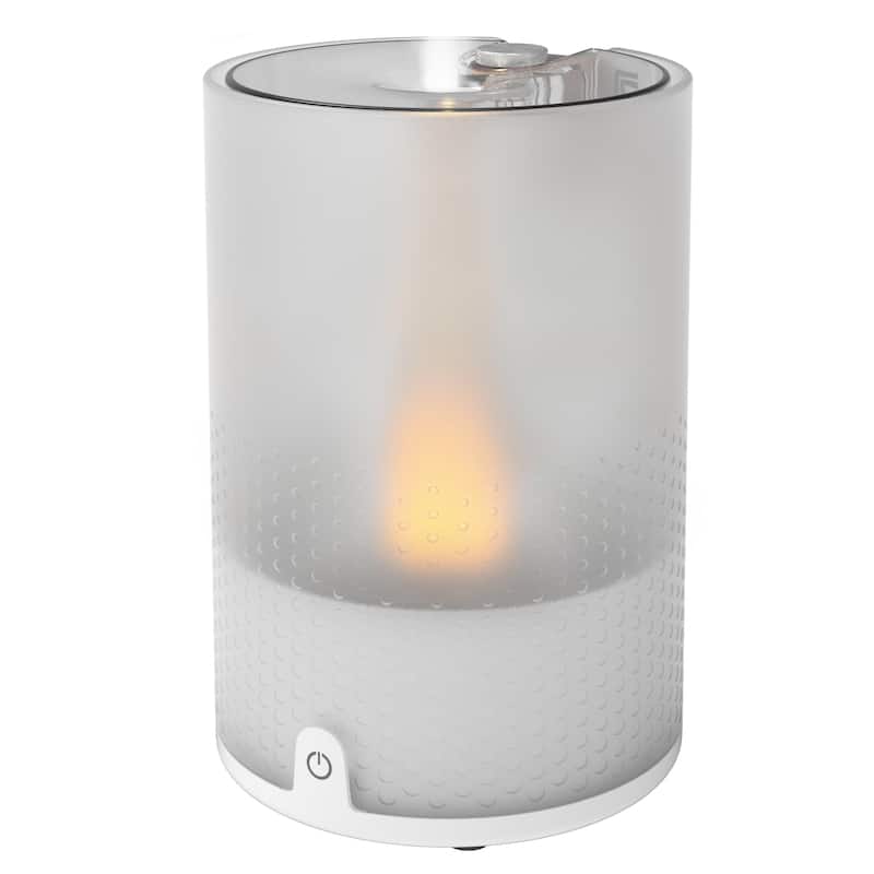 Votiv 4 Ultrasonic Humidifier with Flameless Candlelight, Touch Controls, Cool Mist