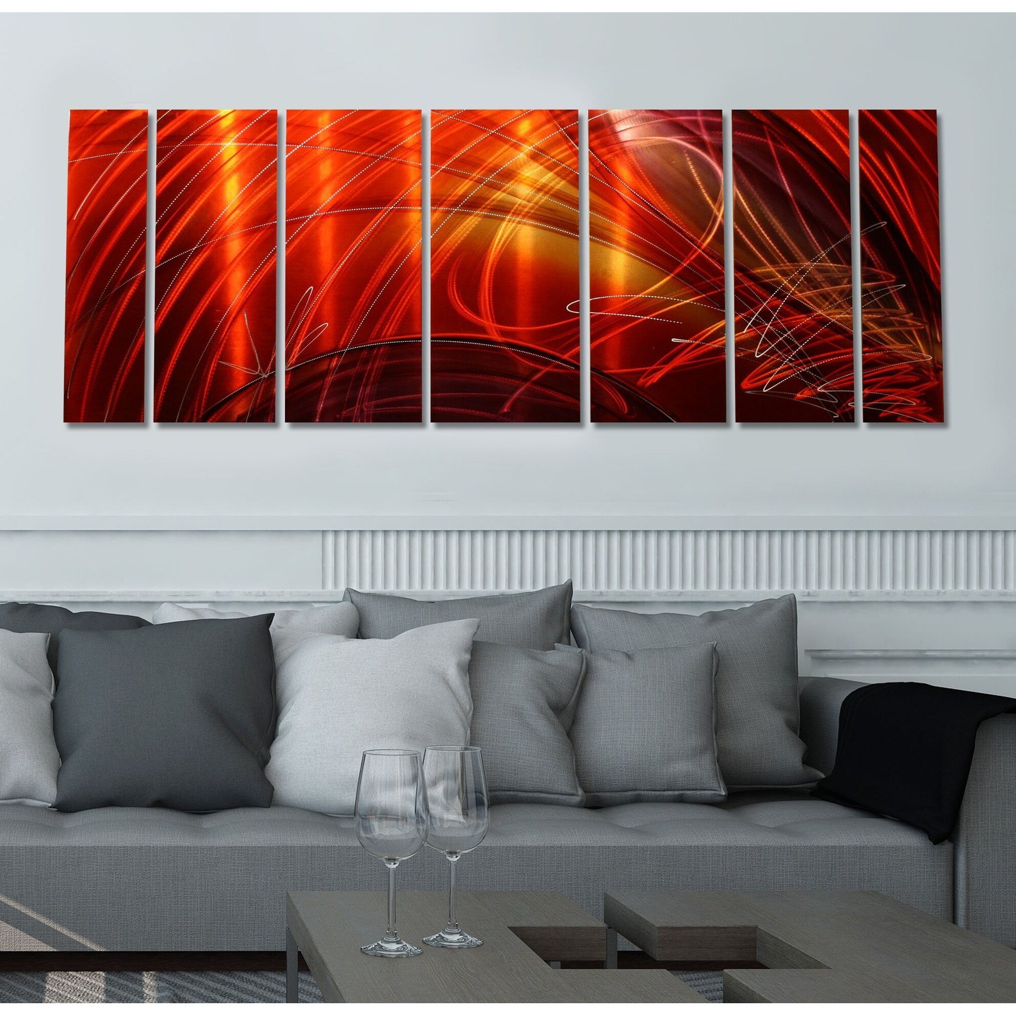 Shop Statements2000 3d Metal Wall Art Abstract Painting Panels
