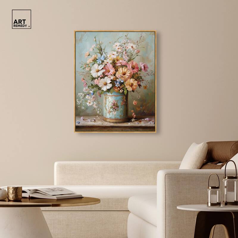 Verse in Violets Canvas by Art Remedy