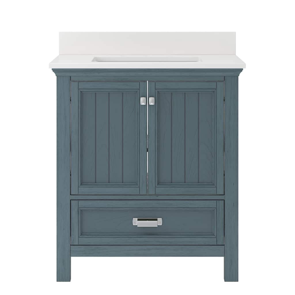 CRAFT + MAIN BAVT3122D-QSWZ Brantley 30" Free Standing Single Basin