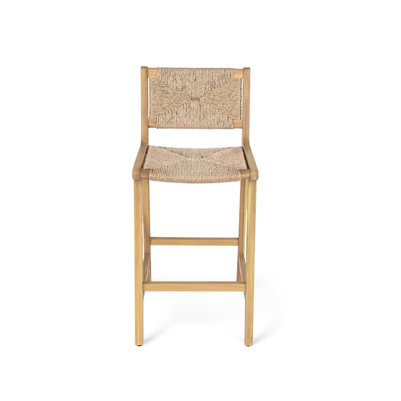 Christopher Knight Home- Branner Acacia Wood Outdoor Barstool Set