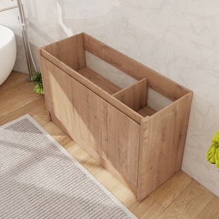 Beingnext 24"/30"/48" Freestanding Bathroom Vanity Cabinet with Soft Close Doors and 1 Adjustable Shelf (Without Sink)