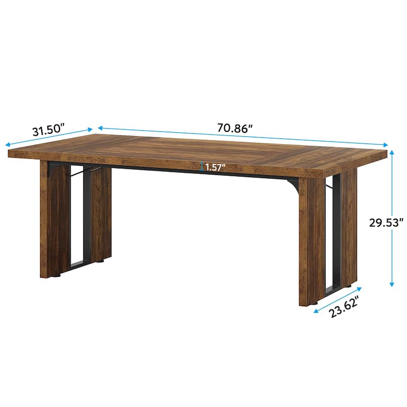 70.9” Large Executive Desk for Home Office