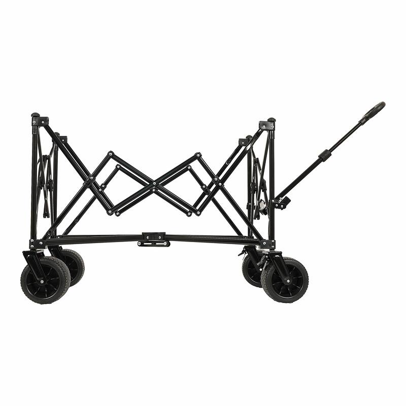 Heavy-Duty 480lbs Folding Wagon Cart with Bonus Picnic Mat