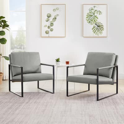 Mid Century Modern Leather Accent Chair Arm Chair Sofa Chairs