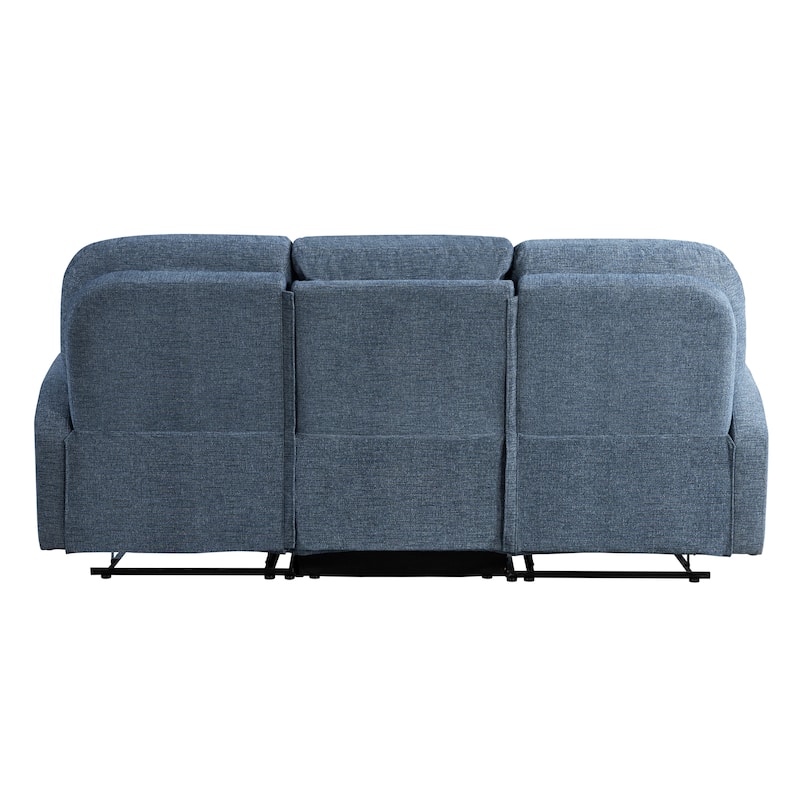 Relax-A-Lounger Parker Reclining Sofa in Woven Polyester Fabric