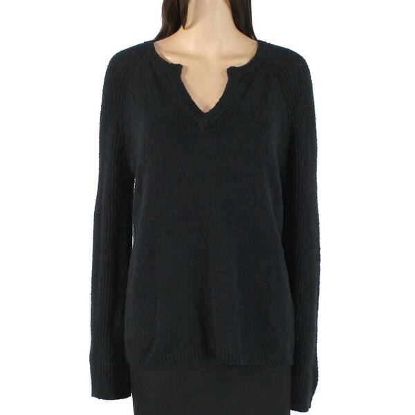 Shop Inc Women S Sweater Solid Black Size Xl Pullover V Neck Bell