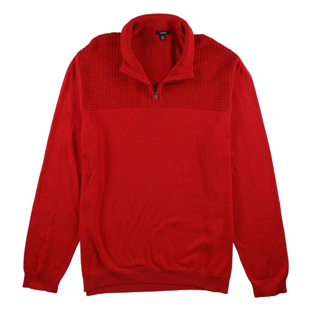 Alfani Mens Textured Pullover Knit Sweater