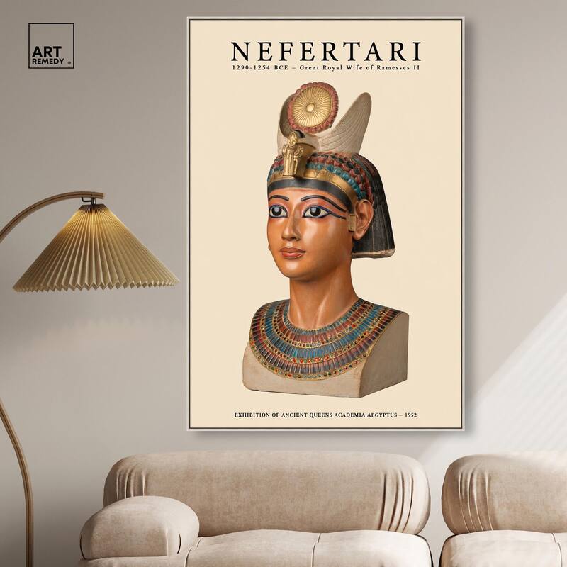 Ancient Egyptian Queen Canvas by Art Remedy