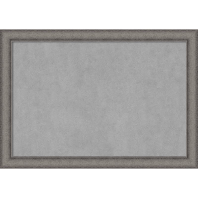 Amanti Art Burnished Concrete Framed Magnetic Board