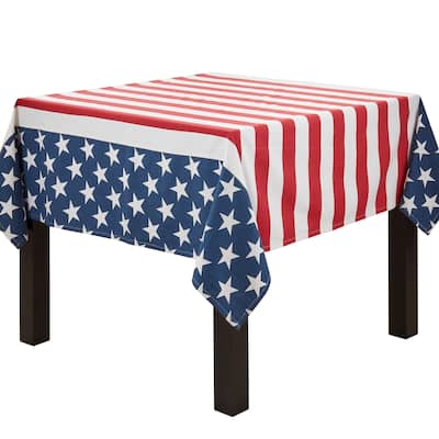 American Flag Design Tablecloth