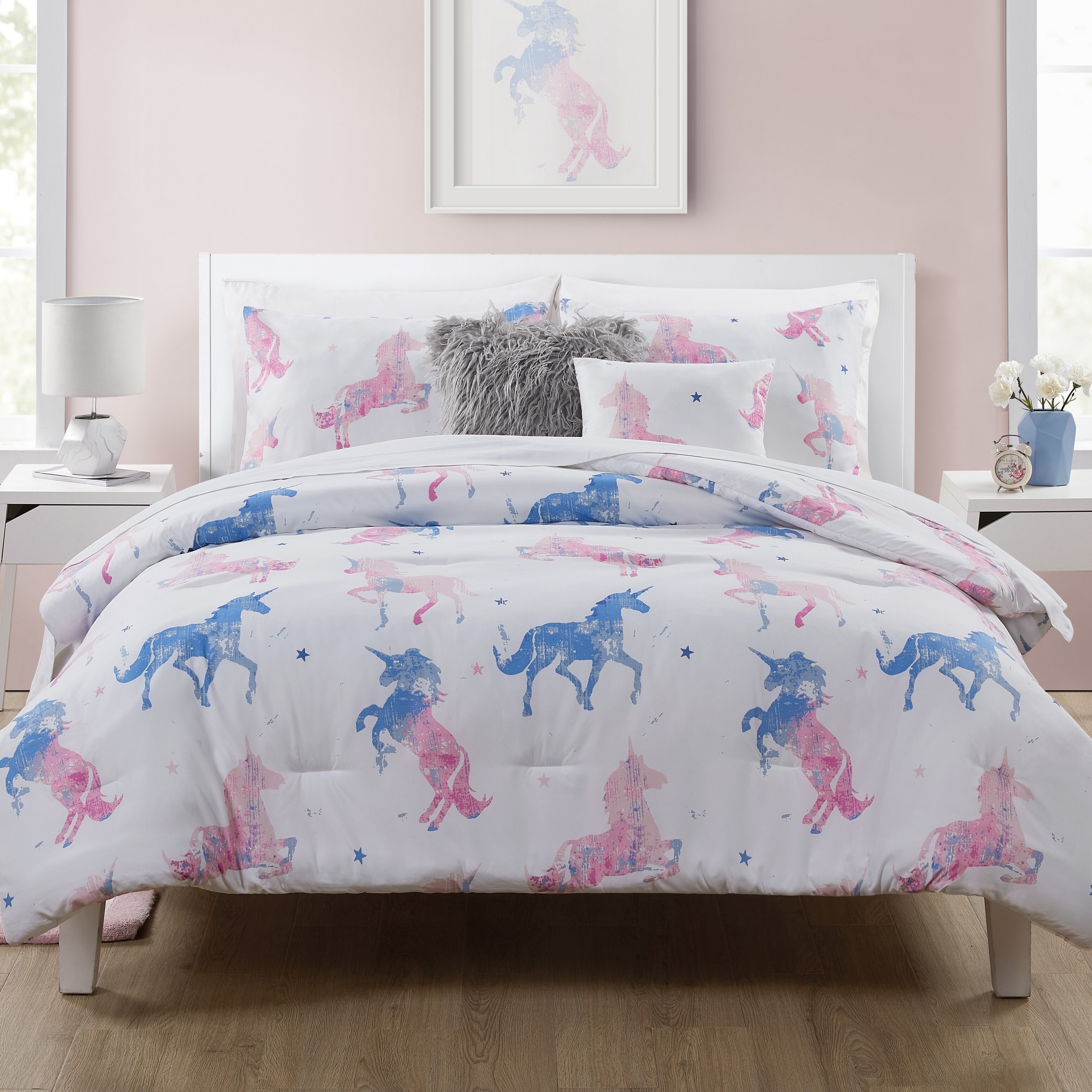 Olivia Finn Unicorn Kids Comforter Set Bed Bath Beyond 32784423