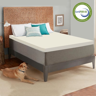 ONETAN 2-Inch High Density Foam Mattress Toppers,Add Comfort To Mattress