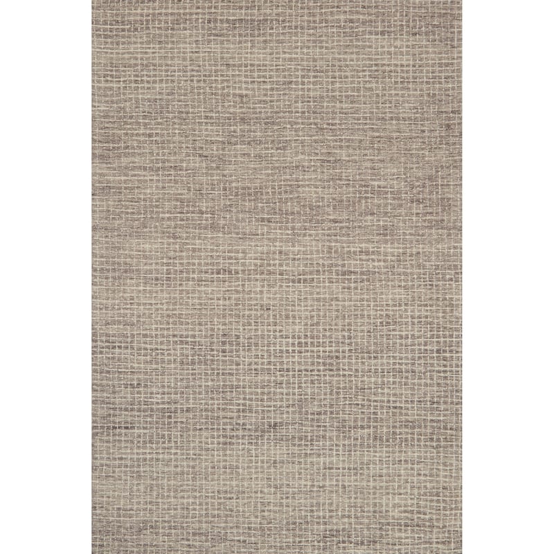 Alexander Home Mosaic Farmhouse Hand-Hooked Wool Rug - 5' x 7' 6" - Smoke