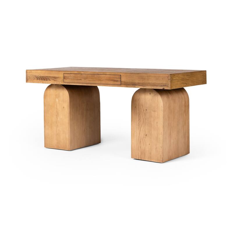 Norbert Desk-Reclaimed Natural Elm
