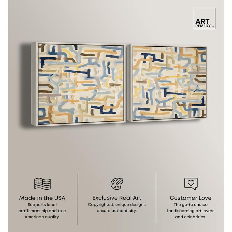 The Cutouts Canvas by Art Remedy