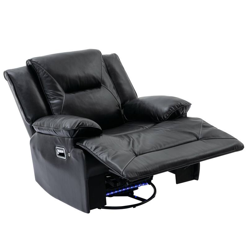 360° Swivel and Rocking Home Theater Recliner