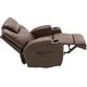 preview thumbnail 27 of 46, MCombo Manual Swivel Glider Rocker Recliner Chair with Massage and Heat, Faux Leather 8031