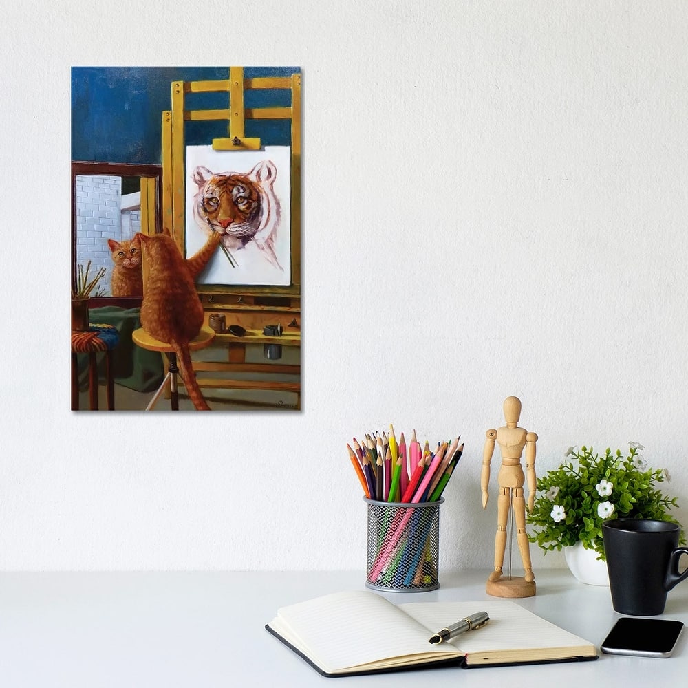 iCanvas "Norman Catwell" by Lucia Heffernan Canvas Print