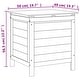 preview thumbnail 12 of 79, vidaXL Patio Storage Box with Lid for Outdoor Garden Furniture Solid Wood Fir