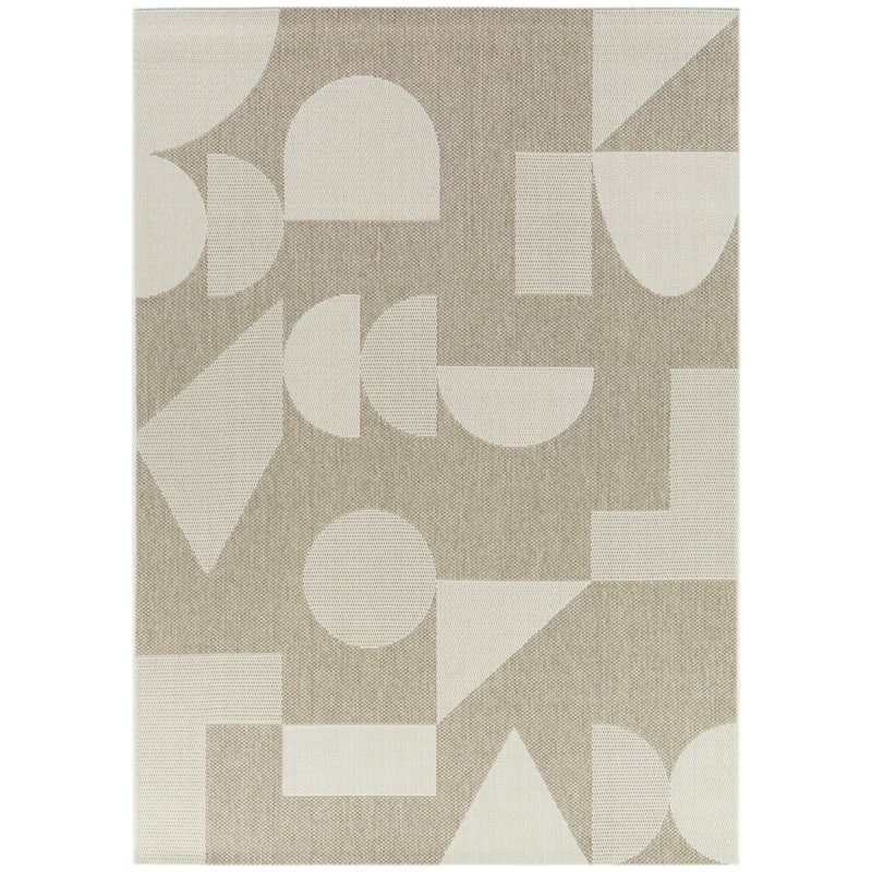 Gideon Mid-century Modern Abstract Geometric Indoor/ Outdoor Area Rug