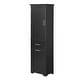 preview thumbnail 50 of 56, GDFStudio - Rowan Tall Freestanding Bathroom Storage Cabinet with Two-Sized Drawers and Adjustable Shelf