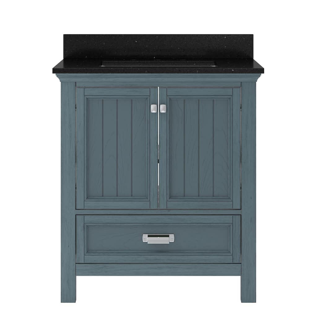 CRAFT + MAIN BAVT3122D-QBG Brantley 30" Free Standing Single Basin