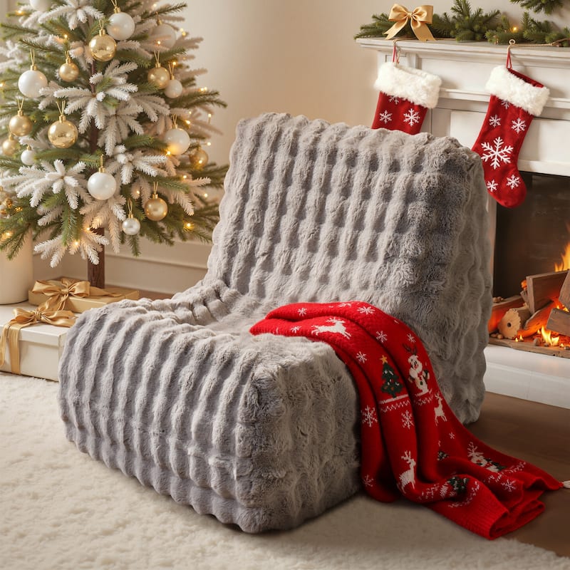 OVIOS Cloud-Like Plush Bean Bag Chair (Reinforced Pile Edition)