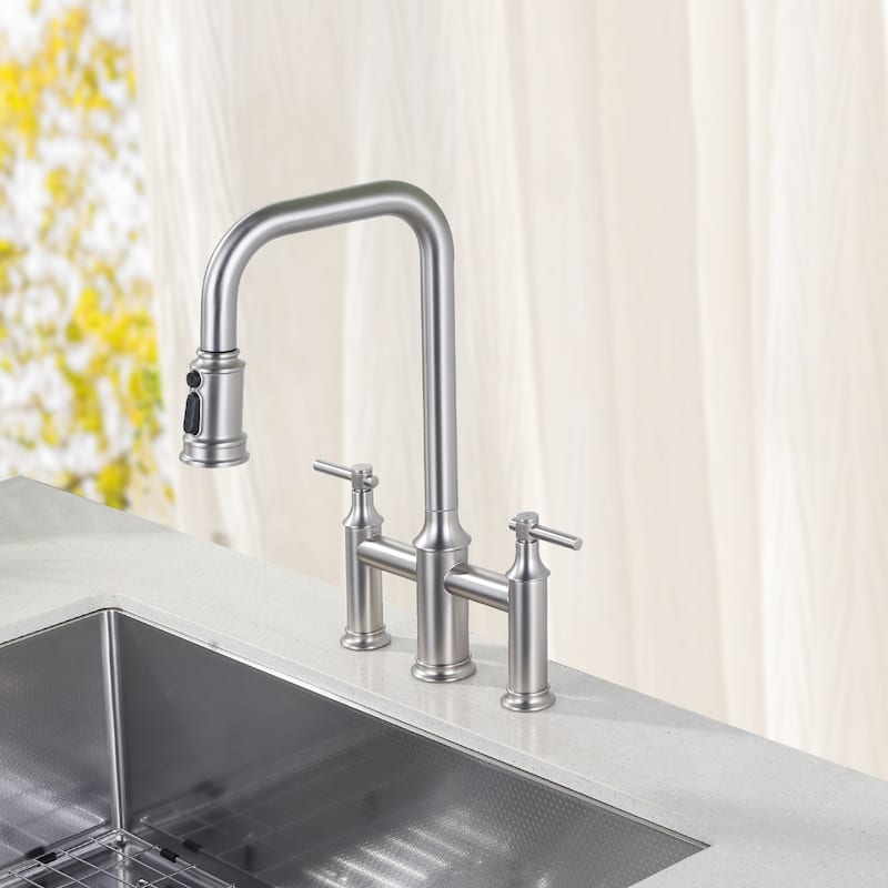 WOWOW Drop-In/Undermount Single Bowl 18-Gauge Kitchen Sink