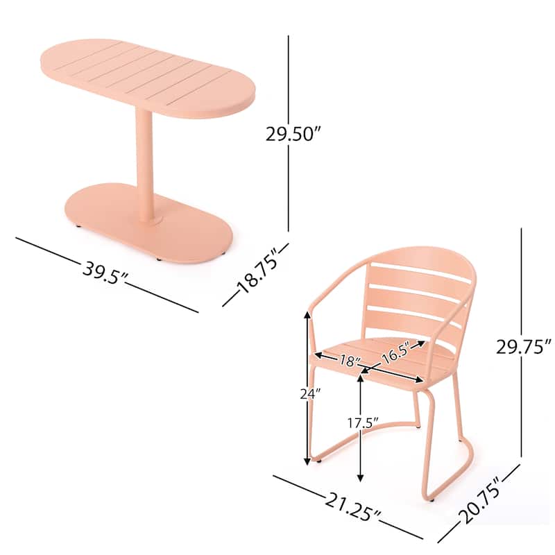 Patio Dining Chair Set of 2