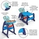 preview thumbnail 17 of 27, Badger Basket Envee II Baby High Chair with Playtable Conversion