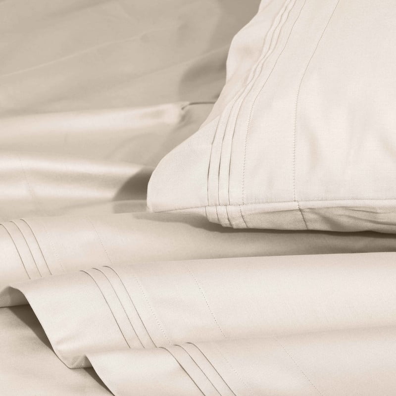 Blue Nile Mills 1500 Thread Count Egyptian Cotton Deep Pocket Solid Sheet Set