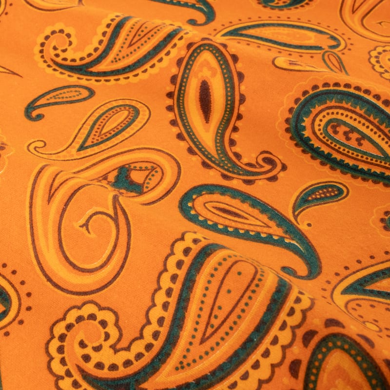 Superior Cotton Flannel Paisley Bed Sheet Set