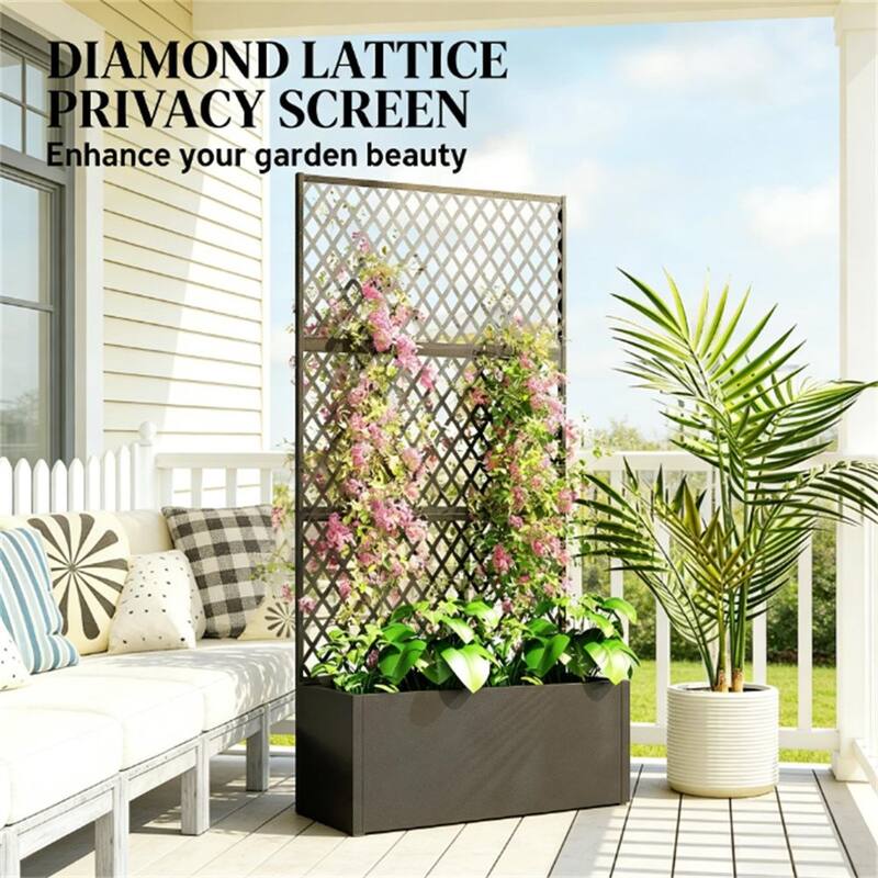 Metal Flower Pots, Elevated Garden Beds, Plant Racks