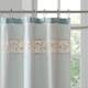 Madison Park Belle Faux Silk Embroidered Floral Shower Curtain