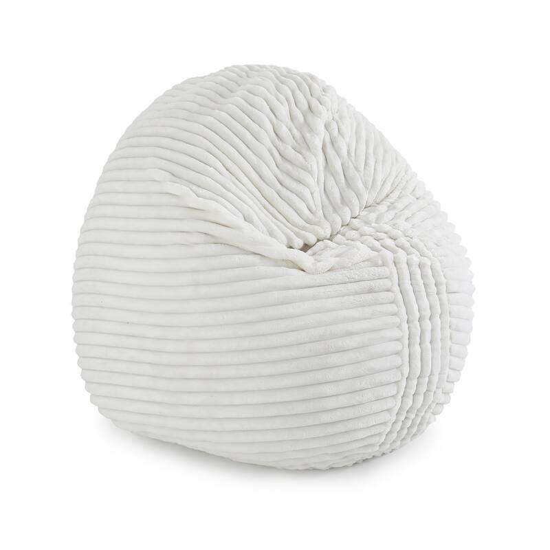 Round Bean Bag Chair and Lounger Pet-Friendly Design