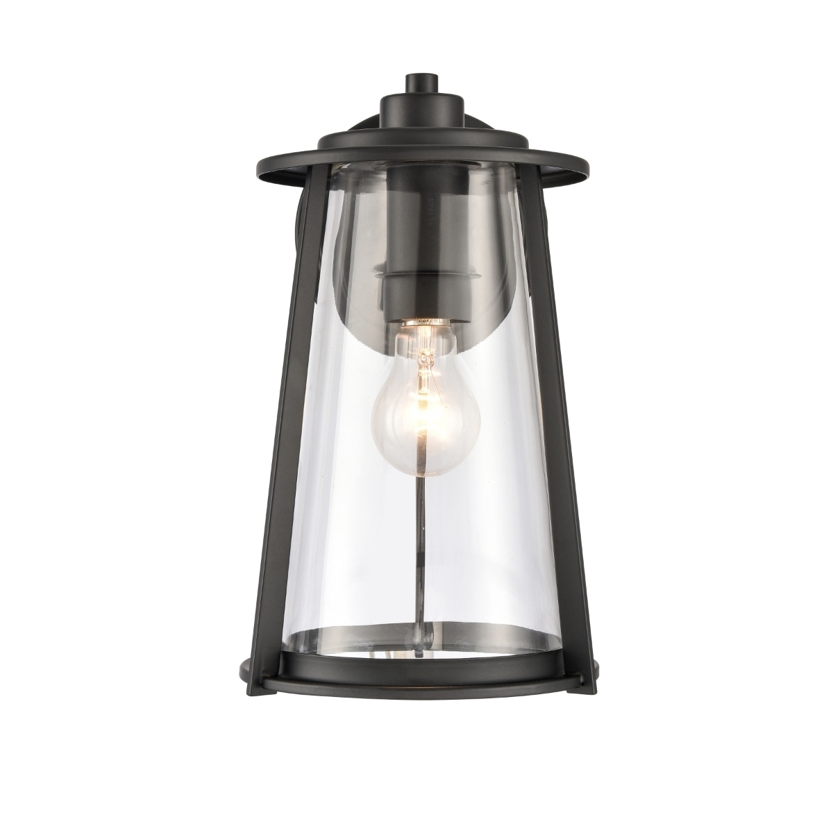 Kennison 13'' High 1-Light Outdoor Sconce - Matte Black - 13 inch Tall