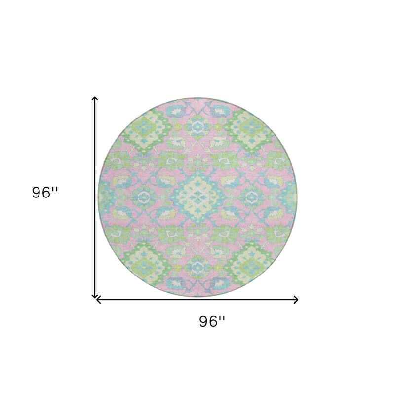 HomeRoots Oriental Traditional Rectangle Outdoor Rug