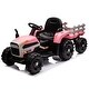 preview thumbnail 4 of 98, Kids 12V Electric Ride-On Tractor with Trailer, Parental Remote, 3-Speed Modes, Music & LED Lights, for Ages 3-6