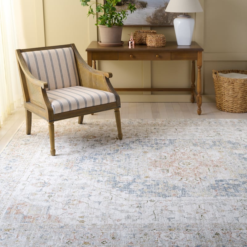 Martha Stewart Rabija Traditional Rug - 9' x 12' - Ivory/Grey