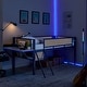 preview thumbnail 8 of 7, Twin Size Loft Bed with Rectangular Desk and Lamp