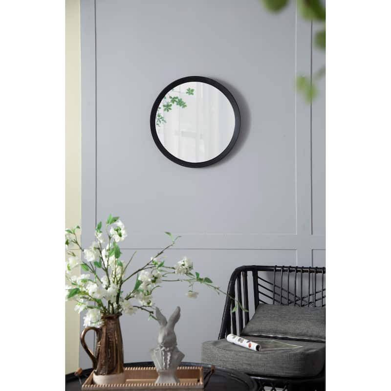 20x1.5"Mango Wood Wall Mirror Wall Decor with Frame of Solid Mango Wood for Bathroom,Entryway Console Lean Against Wall
